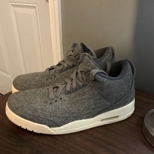 Mens Air Jordan 3 Retro 'Wool' Sneakers size 11